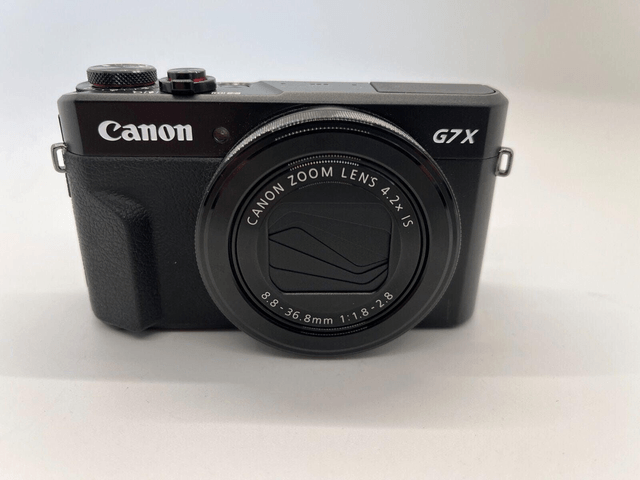 Canon PowerShot G7 X Mark II 20.1MP Compact Camera - Black (Mint Condition)